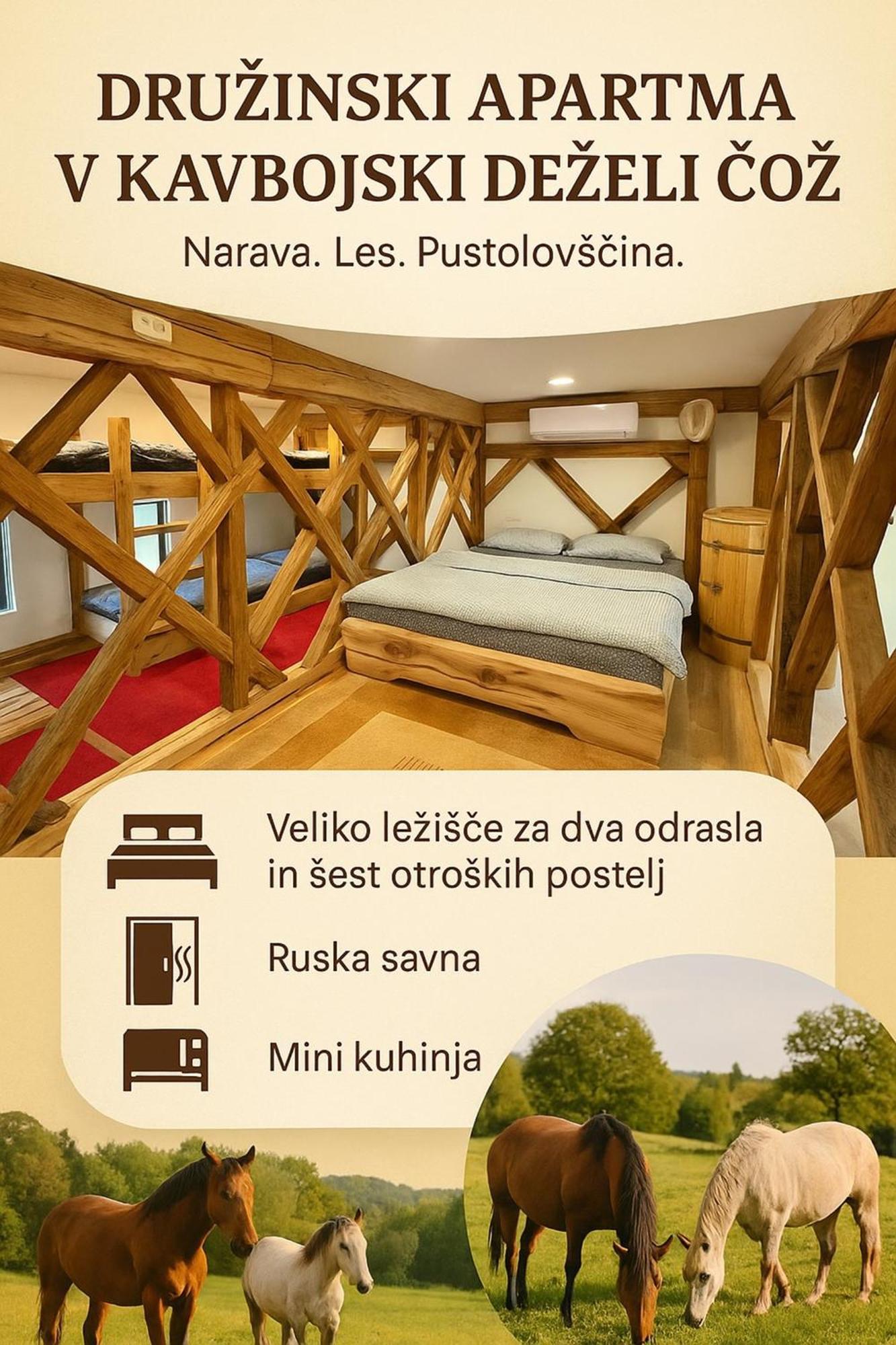 Cowboy'S Land Hotel Visnja Gora Luaran gambar